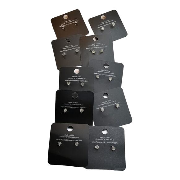 Paparazzi Bracelet and Pierced Earring Lot of 14 NEW Lot 2594 - Picture 4 of 5